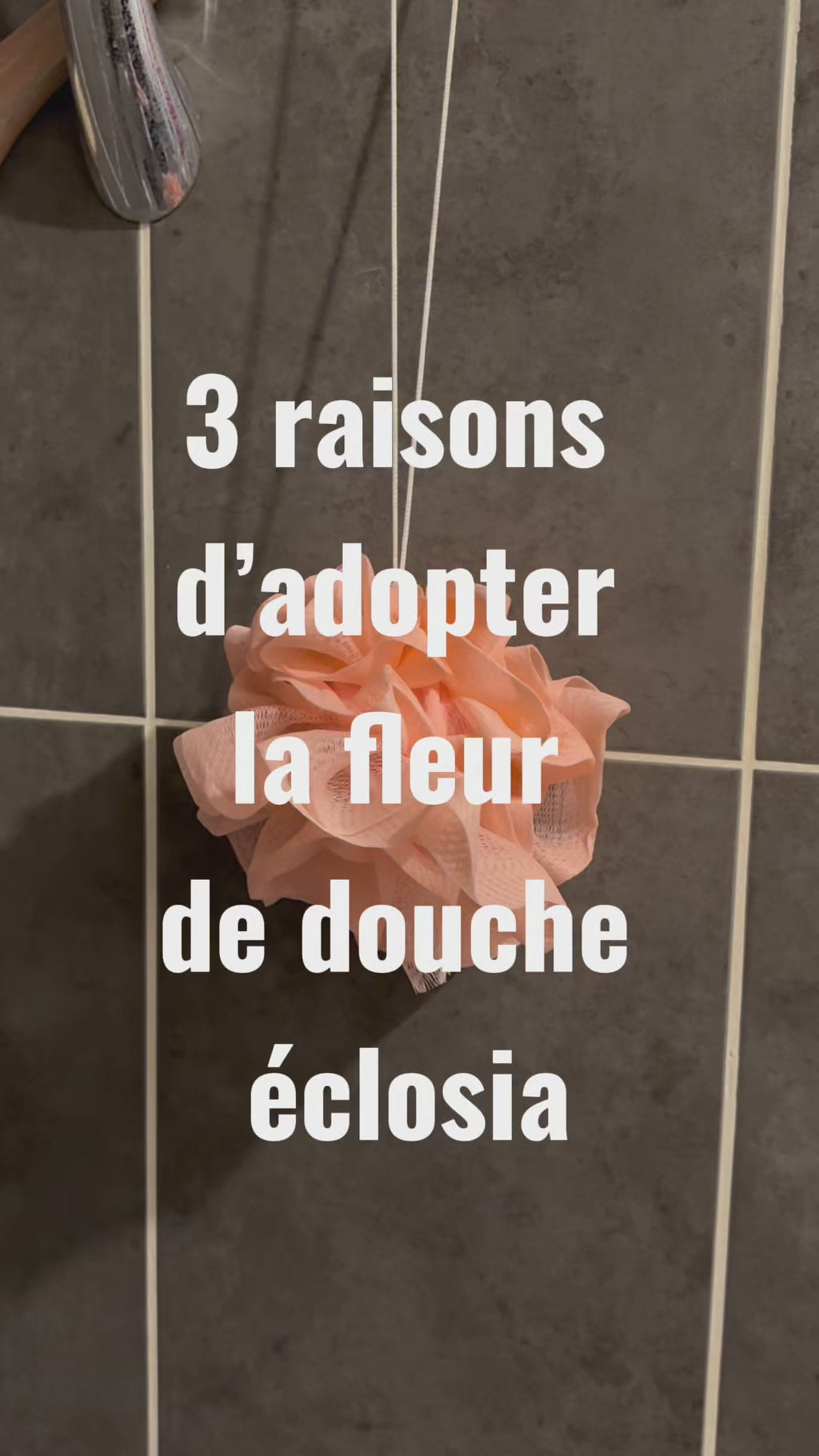 Pochon de douche  anti-glisse🫧